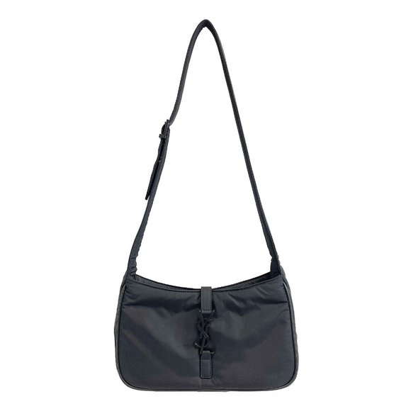 Saint Laurent - YSL NEW Le 5 À 7 Black Nylon Shoulder Bag / Crossbody - Picture 1 of 14